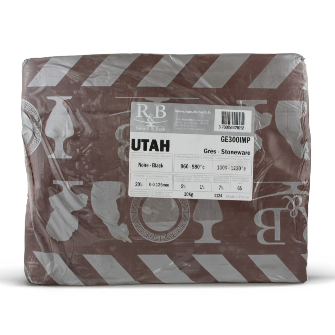Raoult & Beck GE300 IMP Utah Siyah Stoneware Çamur 10 kg