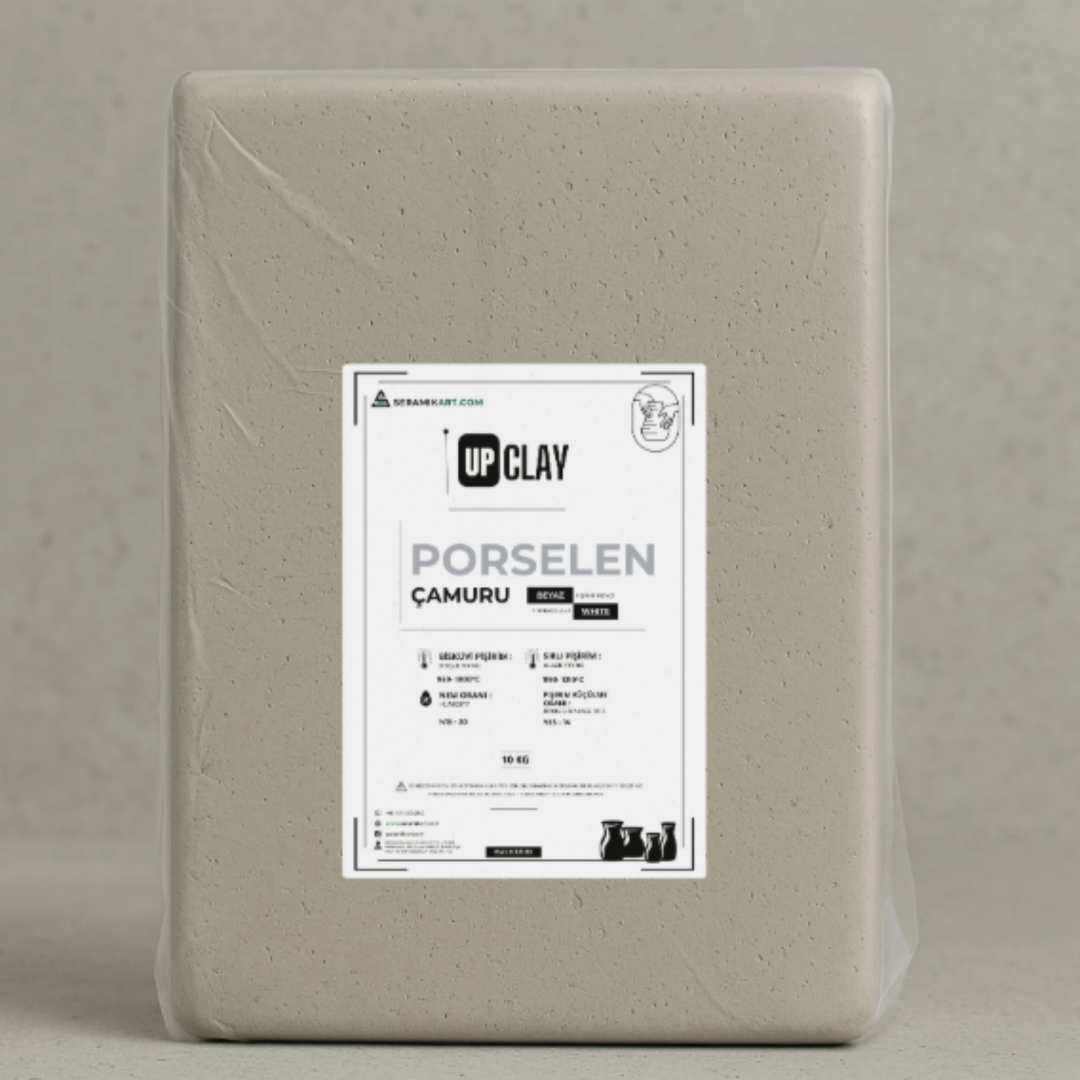 UPCLAY Vakumlu Porselen Çamuru 10 Kg